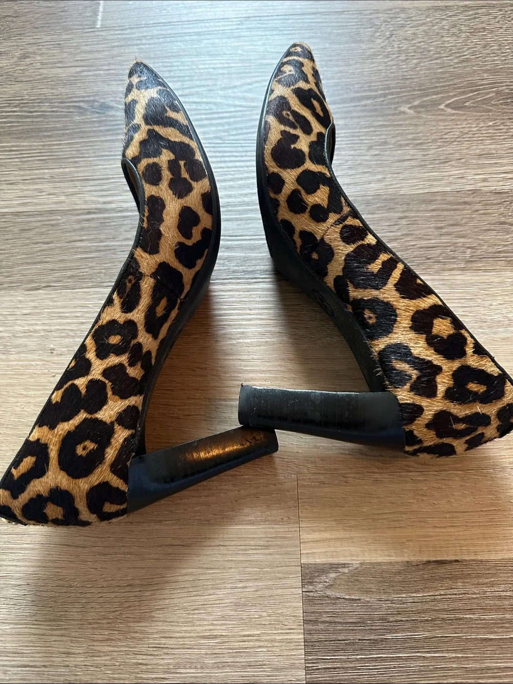 Michael Kors Leopard-Print Pointed Toe Pumps - Brown/Black